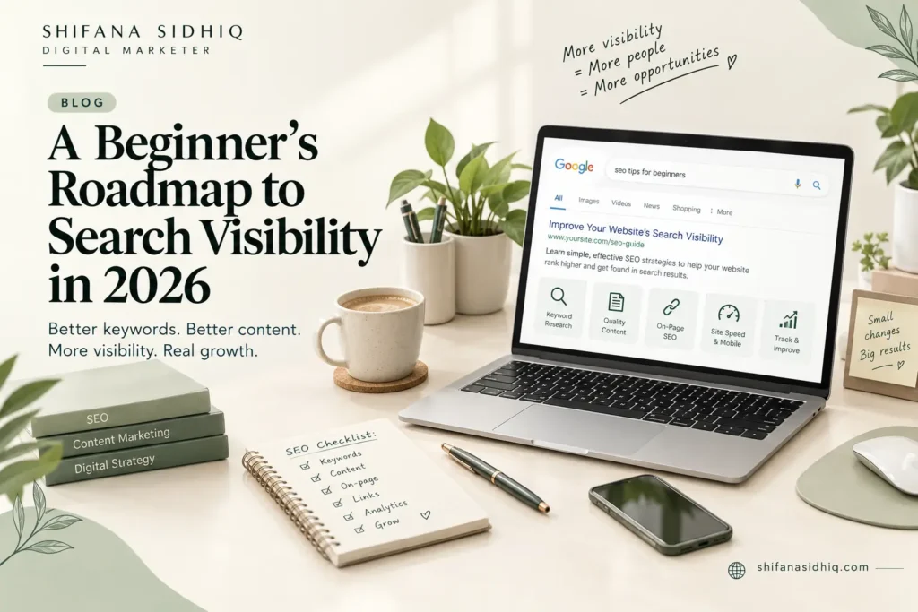 Effective SEO strategies for beginners in 2026 to improve website search visibility